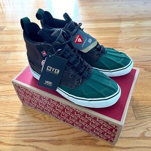 Vans Sk8-Hi Del Pat Brown/Green VNOA5JMNBGS Men’s boots MTE
